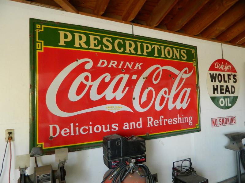 Cynthia Eastwood The Picker Chick 1933 Coca Cola Sign